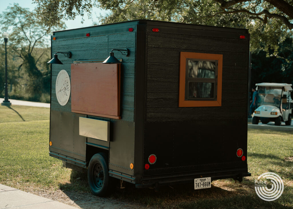 Southern Rose Coffee truck located on UTRGV Student Union lawn on the Brownsville campus