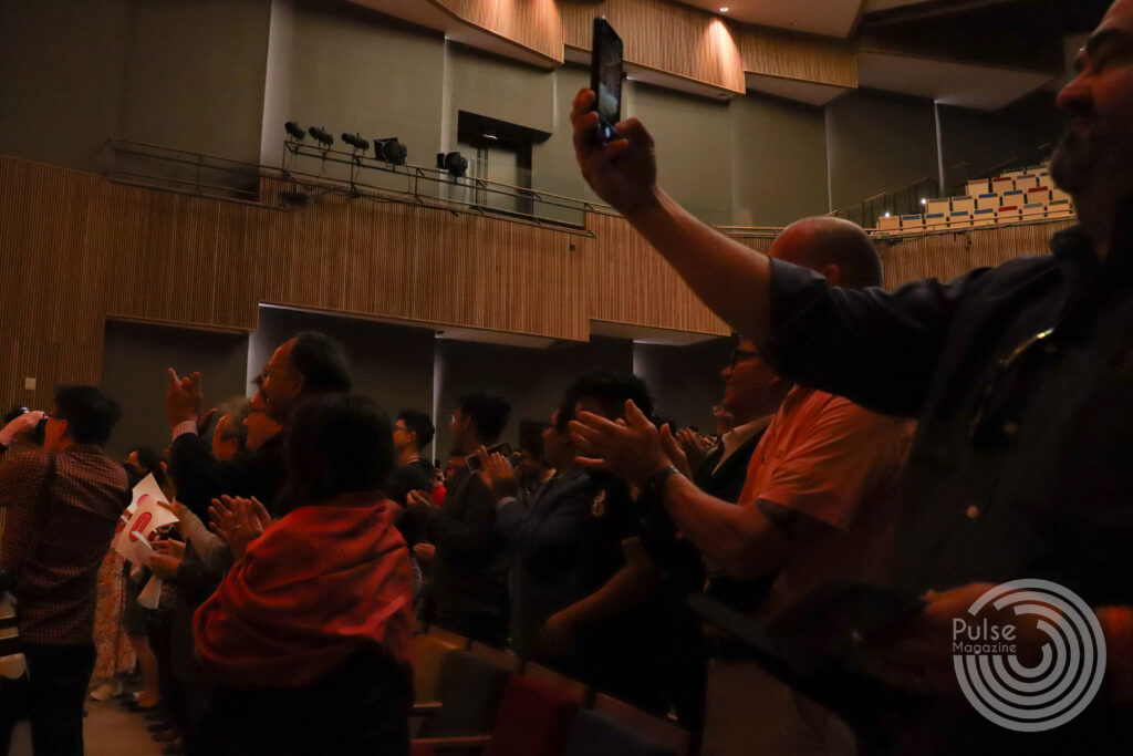 Audience applauds at the end of UTRGV Distinguished Speaker Series at the Performing Arts Complex  on Tuesday. Miakaela Lagunes/Pulse
