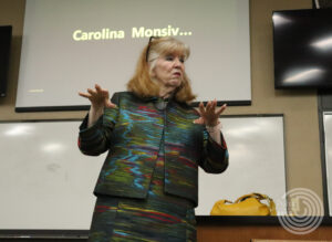 Catherine Clinton,Denman chair of American History at University of Texas San Antonio gives a lecture on reproductive rights from the Civil War era to modern day hosted by UTRGV Rondel V. Davidson Endowment Fund and School of Interdisciplinary Programs and Community Engagement Oct. 17. Mikaela Lagunes/ Pulse